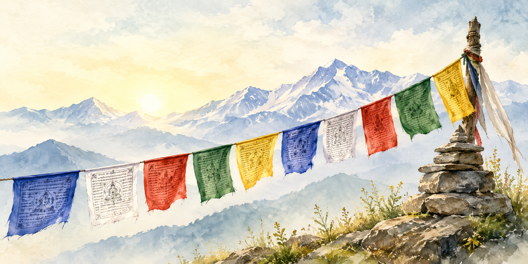 Buddhist Prayer Flags  ZenYatra
