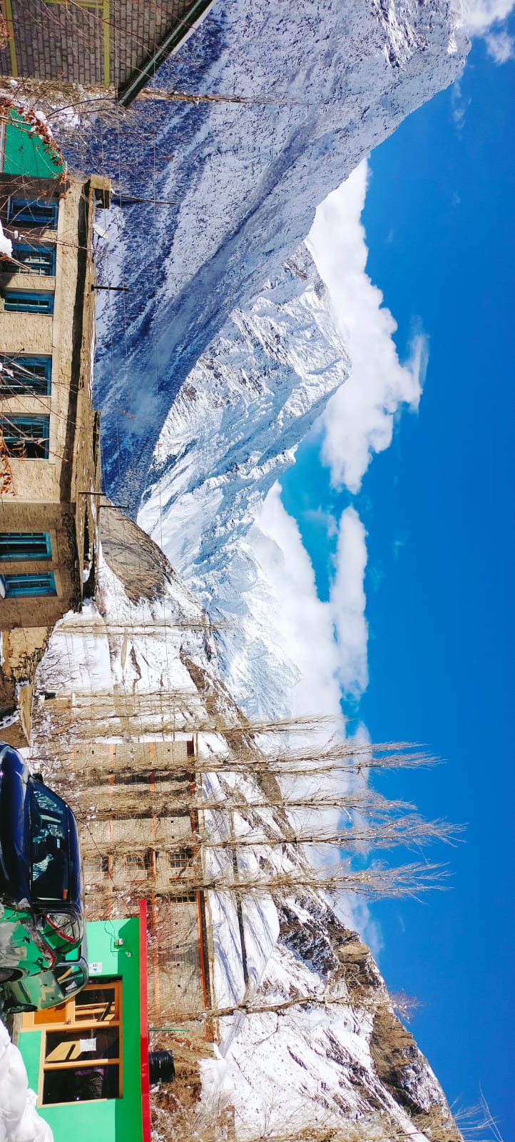 Winter Hamlet & Mountain Vista