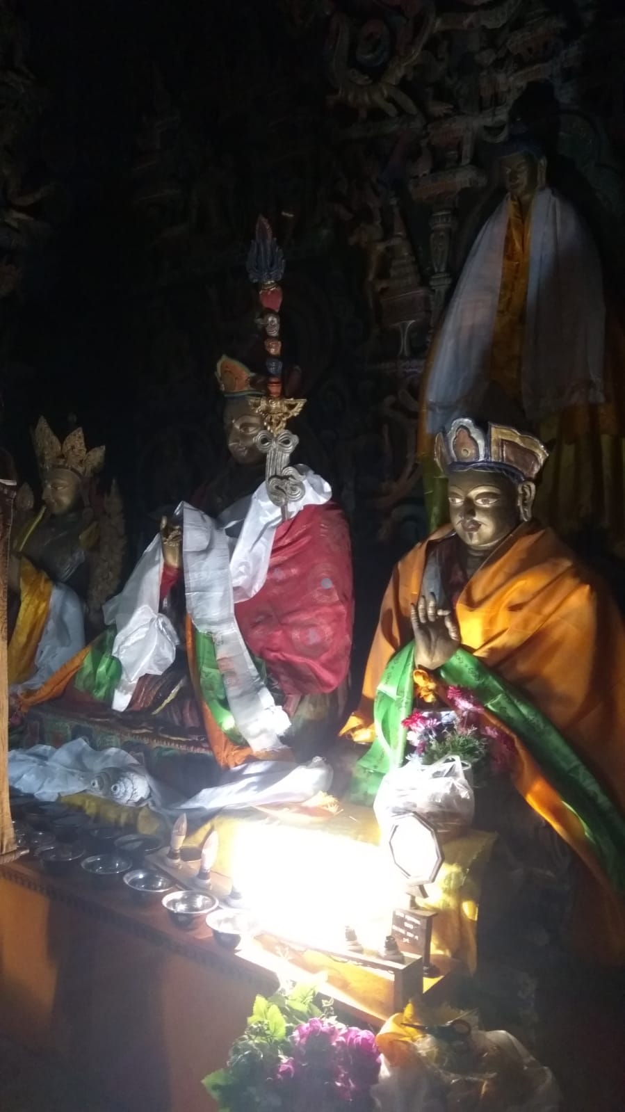 Monastery Shrine & Butter Lamps